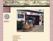 Tablet Screenshot of nectarwines.com